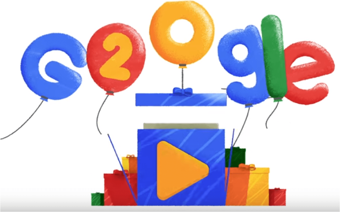 Google compie 20 anni