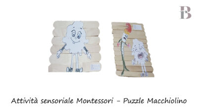 ATTIVITÀ SENSORIALE MONTESSORI - PUZZLE MACCHIOLINO