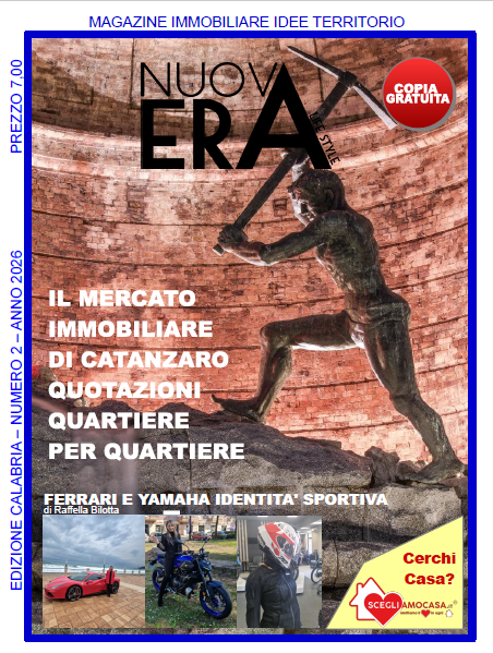 Copertina della seconda edizione 2026 di Nuova Era con Ferrari e Yamaha